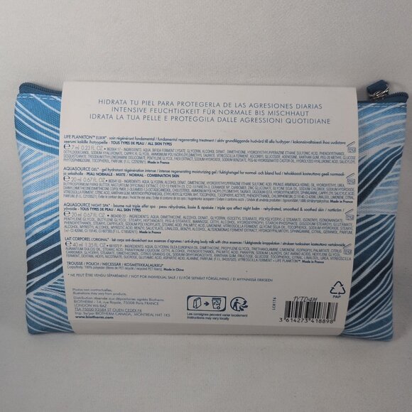 Biotherm Aquasource 4 Piece Gift Set NEW Life Plankton Elixir Gel Night Spa - Picture 2 of 7